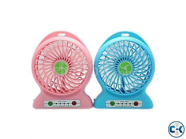 Portable lithium battery usb charge fan mini fan large image 0