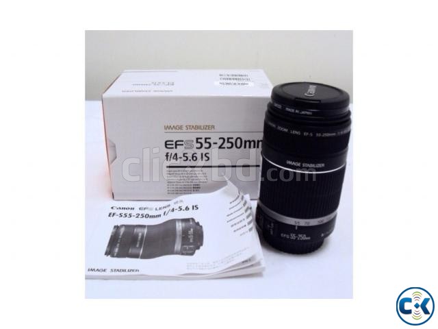 CANON DSLR LENSE EF-S 55-250MM large image 0