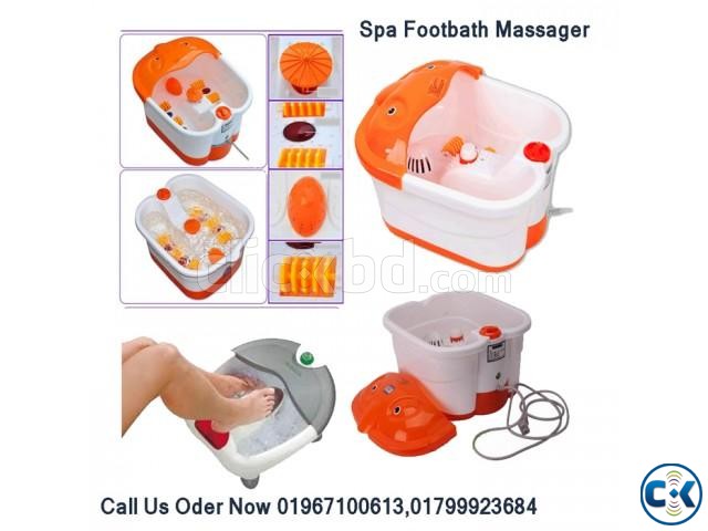 FOOT BATH MASSAGER SPA WITH HEAT VIBRATION INFRARED WITH R large image 0