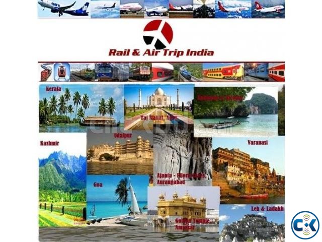 Indian Domestic Rail Air Bus Ticket large image 0