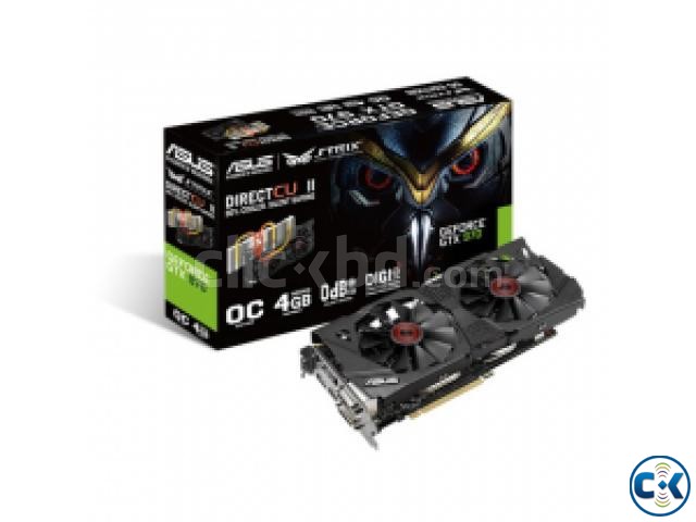 ASUS STRIX-GTX970-DC2 OC-4 GB DDR-5 Graphics Card large image 0