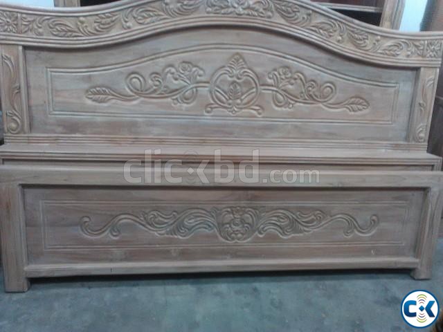 Gorjious BED- Shagun Wood large image 0