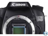 CANON EOS DSLR 70D 24.2MP ONLY BODY CAMERA