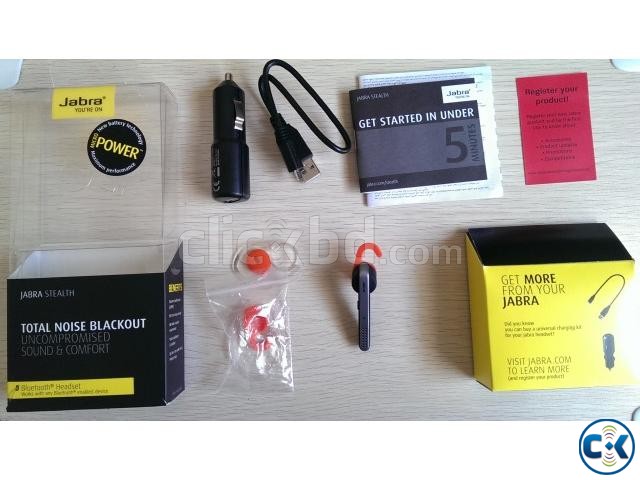 JABRA STEALTH Bluetooth headset Brand New.original large image 0