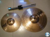 paiste pst 8 and pst 10 splash with clamp