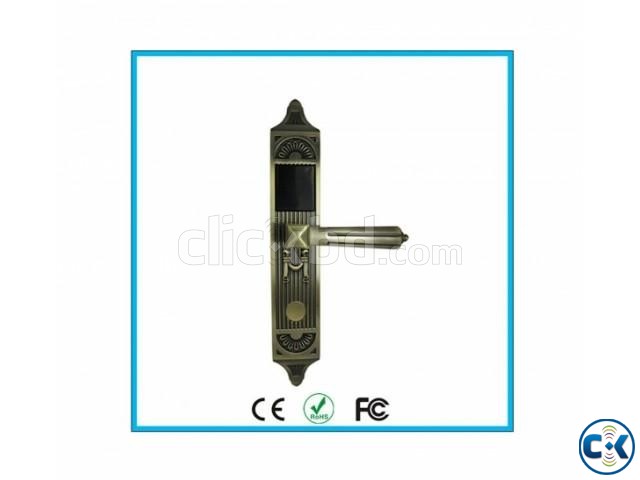 RF card hotel door lock large image 0