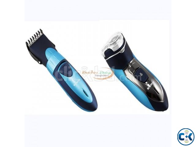 Kemei Dual Shaver With Trimmer KM-7392 large image 0