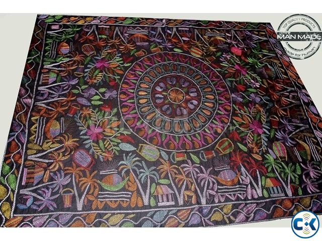 Gorgeous Nakshi Kantha Jessore Stitch  large image 0