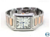 CARTIER TANK FRANCAISE MEN S CHRONOGRAPH WATCH W51876Q6