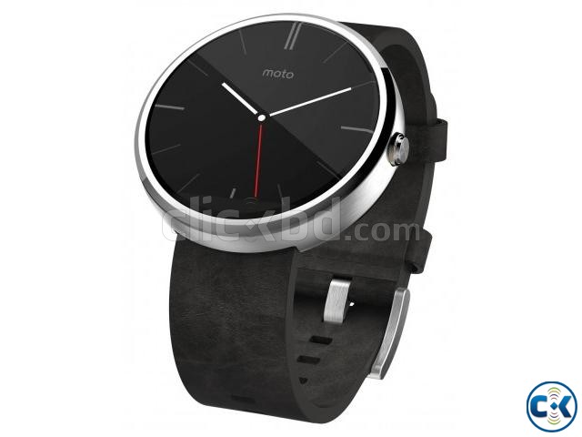 Brand New Moto 360 Smartwatch Lather Belt  large image 0