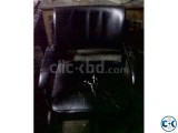 Steel Frame Cushioned Chair