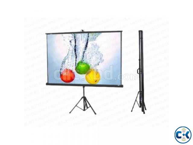 APOLLO MEKI 70 X70 Tripod Projector Screen large image 0