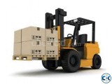 Forklift & trailer