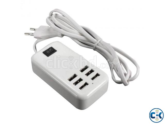 6 Ports USB Charger  large image 0