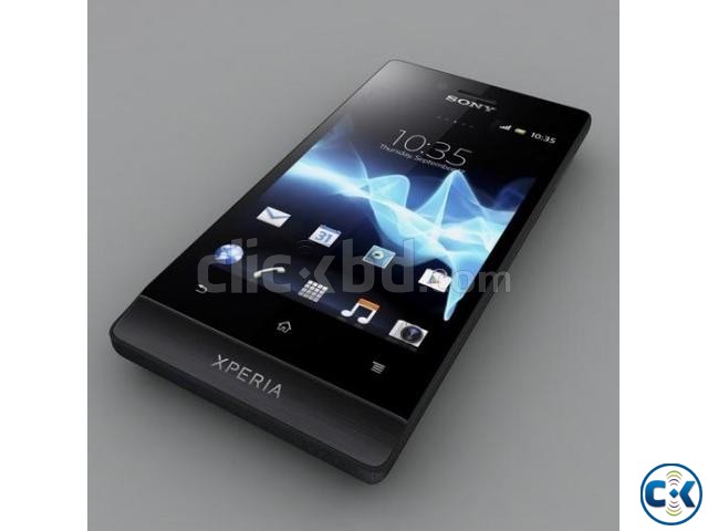 SONY XPERIA MIRO BLACK large image 0