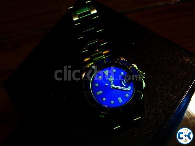 ROLEX 18K Blue GOLD Plated large image 0