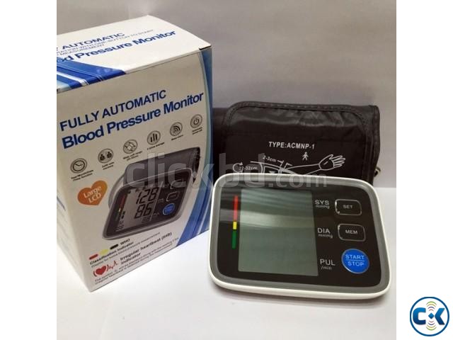 Fully Automatic Large Monitor Digital Blood Pressure Meter large image 0