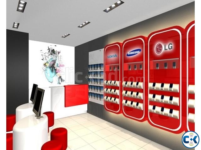 Mobile Shop Interior Decoration large image 0