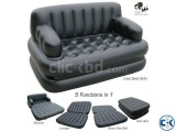 5 in 1 Inflatable Double Air Bed cum Sofa Chair