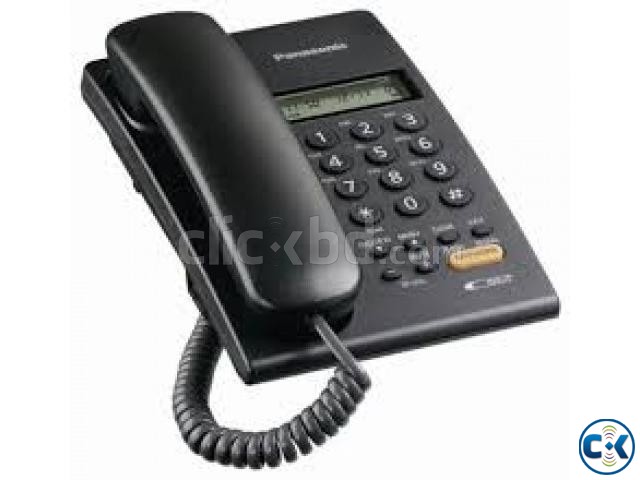 Panasonic Corded Telephone Landline KX-TS62 Basic Caller ID large image 0