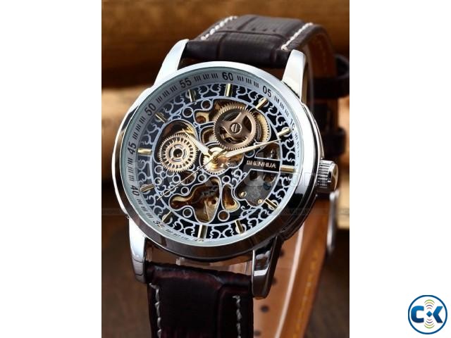 Machanical Watch New Fashion Leather Belt tk1900 large image 0