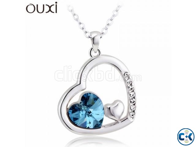 Blue Stone Love Locket Valentine s Offer  large image 0