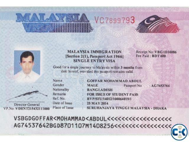 MALAYSIAN ALL KIND OF INCLUDING BUSINESS VISA large image 0