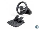 GENIUS Racing Wheel for PC PS3 and Wii Trio Racer