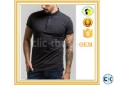 custom embroider blank black polo t shirt