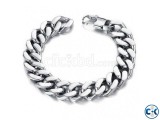 STAINLESS STEEL CUBAN LINK BRACELET