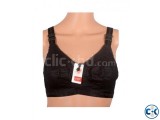 Guddi Black Cotton Comfort Bra