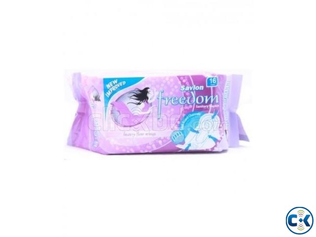 Savlon Freedom Heavy Flow Wings Sanitary Napkin 16 pcs  large image 0