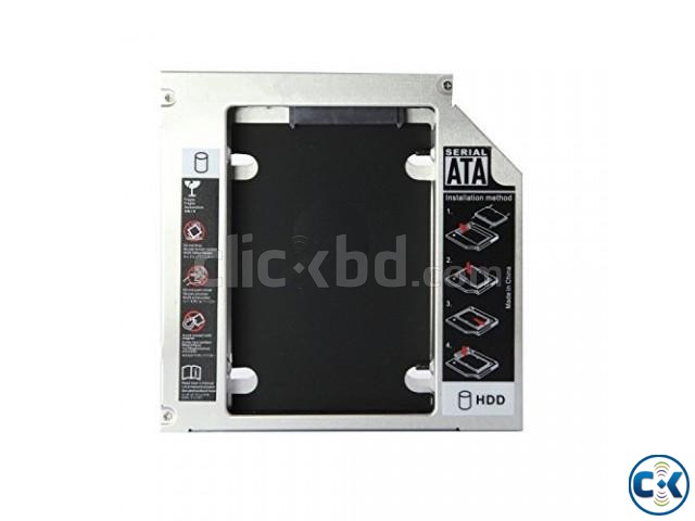 SATA 2nd HDD caddy for 12.7mm Universal CDDVD-ROM large image 0