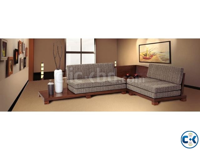 Shagun Wooden Sofa large image 0