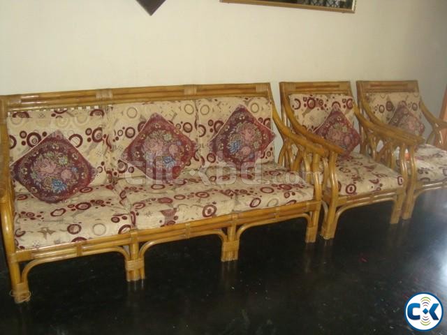 Cane sofa set large image 0