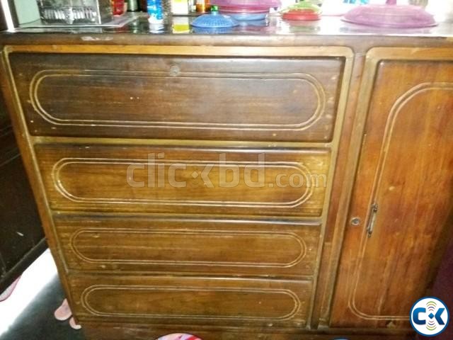 Two Segun kather Wardrobe good condition large image 0