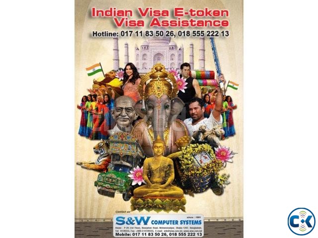 Indian Visa Etoken large image 0