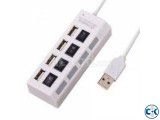 High Speed 4 Port USB 2.0 HUB ON OFF Sharing Switch