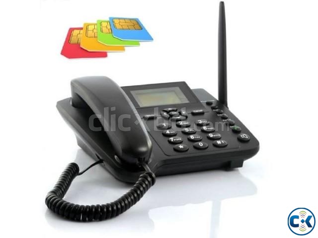 SIM CARD SUPPORTED DESK PHONE SET large image 0