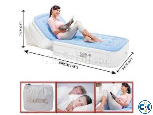 ORIGINAL BESTWAY INFLATABLE AIR BED large image 0