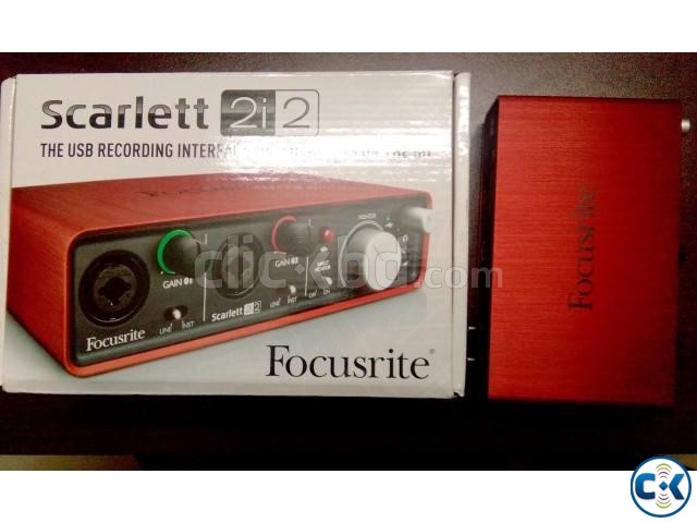 Focusrite Scarlett 2i2 usb Audio interface large image 0