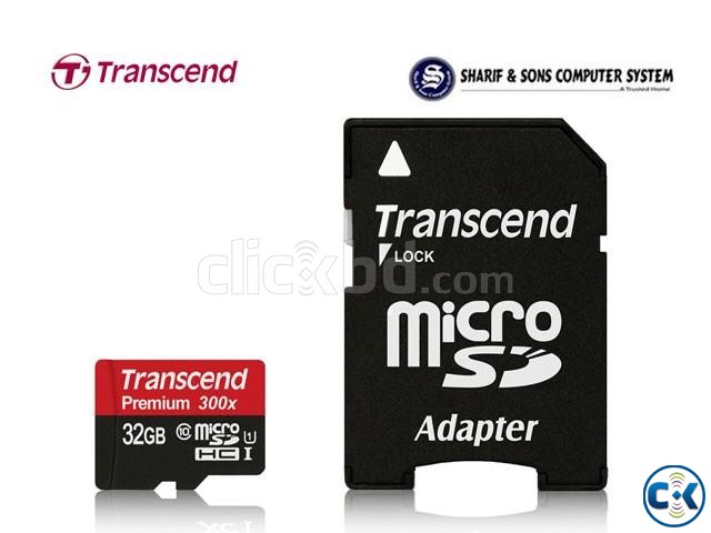 Transcend microSDHC Class10 U1 with adapter  large image 0