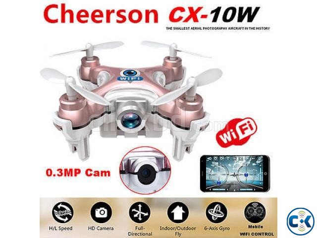 Cheerson CX-10W Wifi FPV Quadcopter large image 0