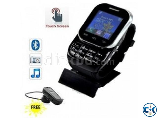Mobile Watch W1 Free Bluetooth Earphone large image 0