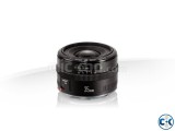 Canon EF 35mm f 2 Wide Angle Lens with filter .
