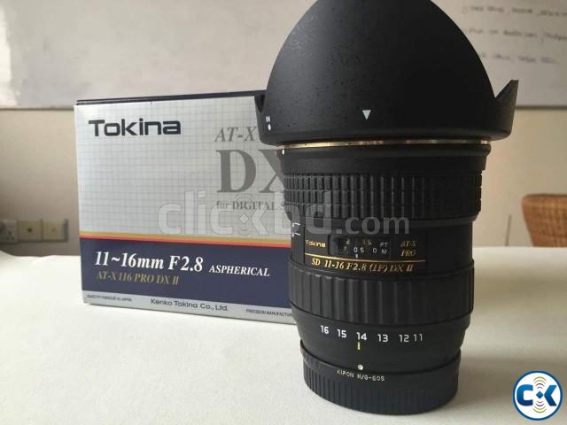 Tokina PRO DX-II 11-16mm f 2.8 Lens large image 0