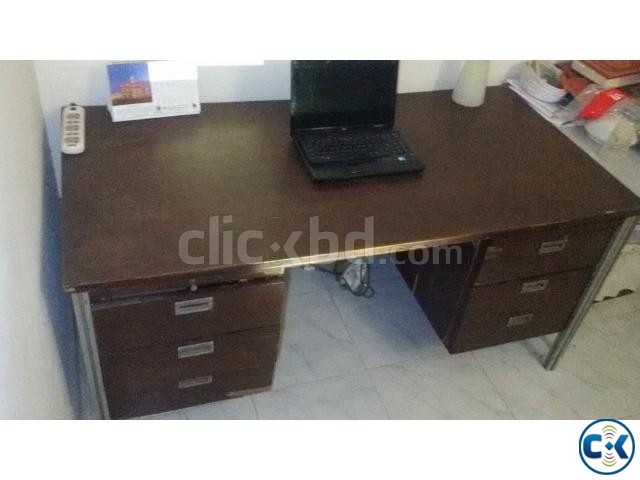 Office Desk Table forein bideshi wood HIGH Quality large image 0