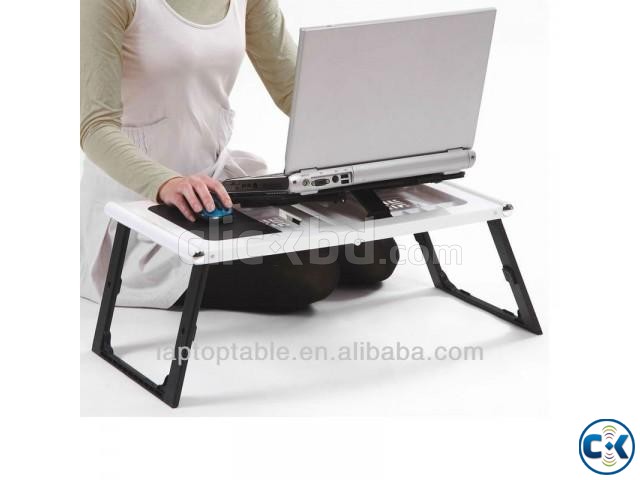 PORTABLE FOLDING LAPTOP TABLE COOLER large image 0