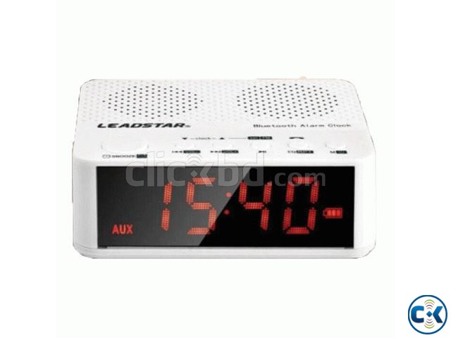 BLUETOOTH ALARM CLOCK SPEAKER large image 0