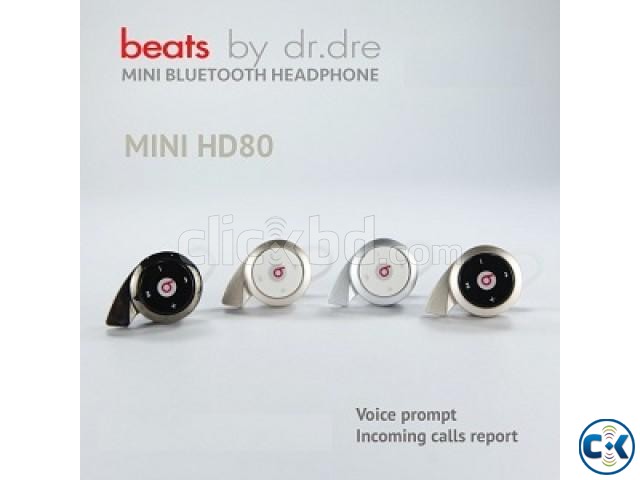 MONSTER BEATS HD-80 MINI STEREO BLUETOOTH HEADSET large image 0